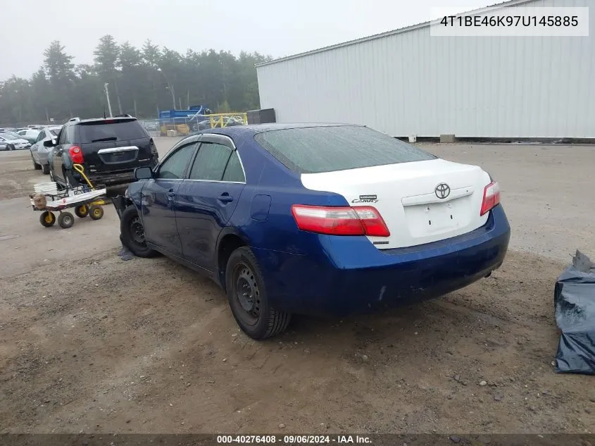 2007 Toyota Camry Ce/Le/Xle/Se VIN: 4T1BE46K97U145885 Lot: 40276408