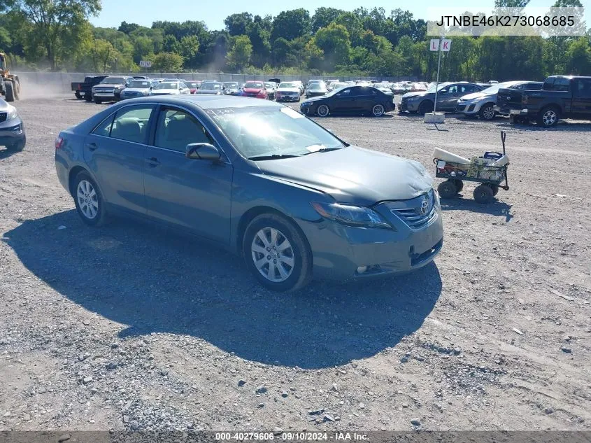 2007 Toyota Camry Ce/Le/Xle/Se VIN: JTNBE46K273068685 Lot: 40279606