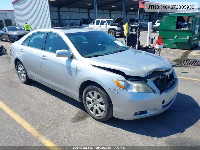 2007 Toyota Camry Xle V6 VIN: JTNBK46K373005930 Lot: 40286313