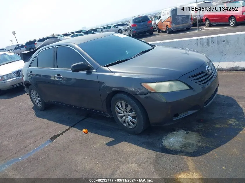 2007 Toyota Camry Le VIN: 4T1BE46K37U134252 Lot: 40292777