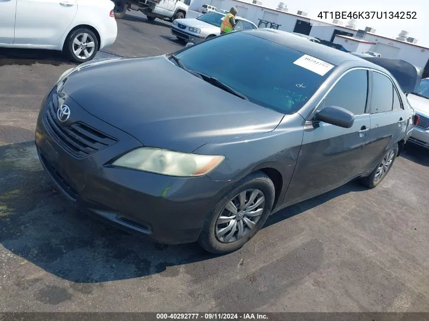 4T1BE46K37U134252 2007 Toyota Camry Le