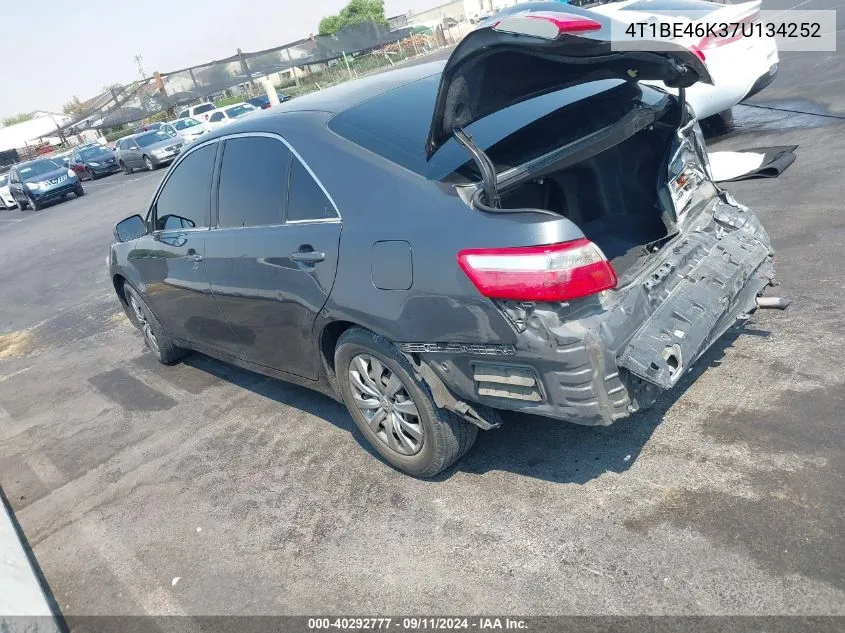 4T1BE46K37U134252 2007 Toyota Camry Le