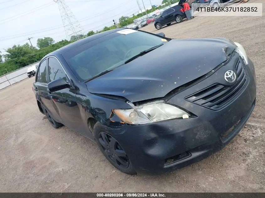 4T1BE46K37U182852 2007 Toyota Camry Ce