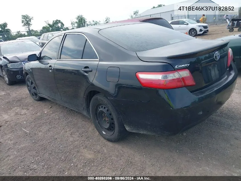 4T1BE46K37U182852 2007 Toyota Camry Ce