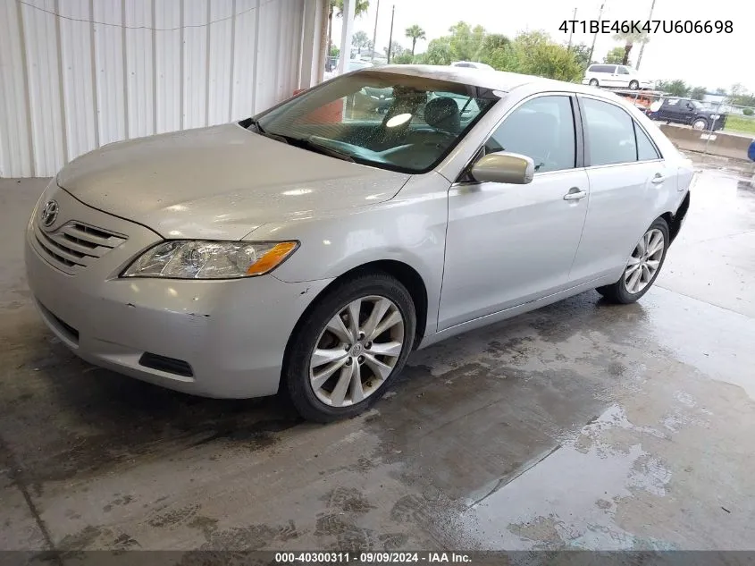 2007 Toyota Camry Le VIN: 4T1BE46K47U606698 Lot: 40300311