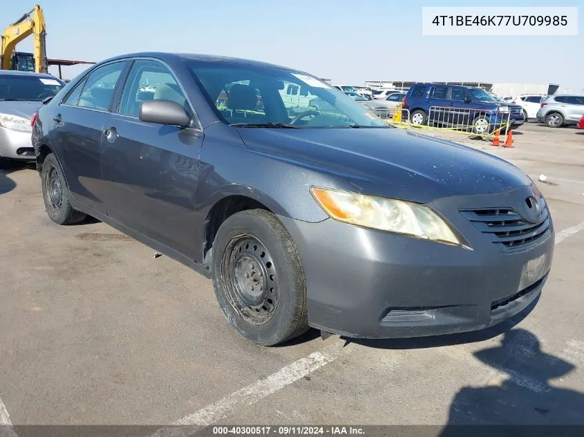 4T1BE46K77U709985 2007 Toyota Camry Le