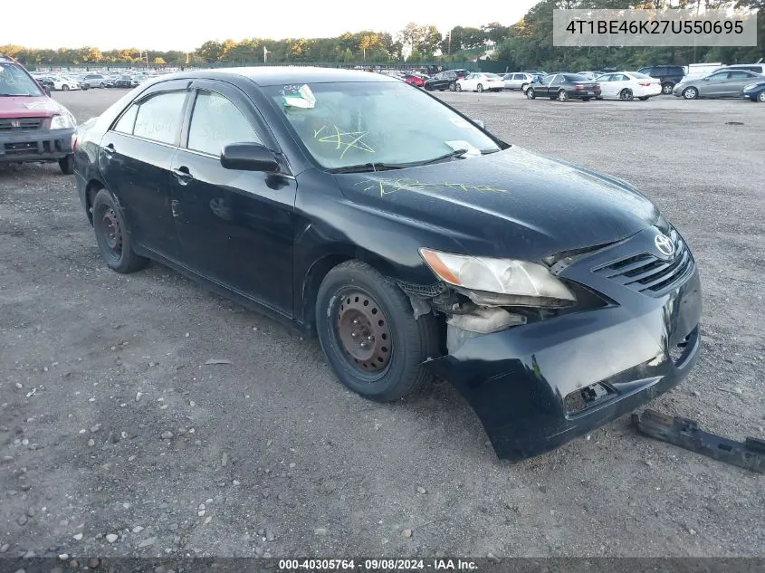 2007 Toyota Camry Le VIN: 4T1BE46K27U550695 Lot: 40305764