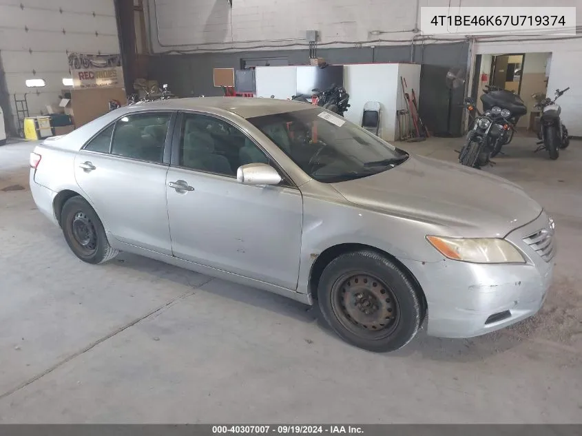 2007 Toyota Camry Ce VIN: 4T1BE46K67U719374 Lot: 40307007