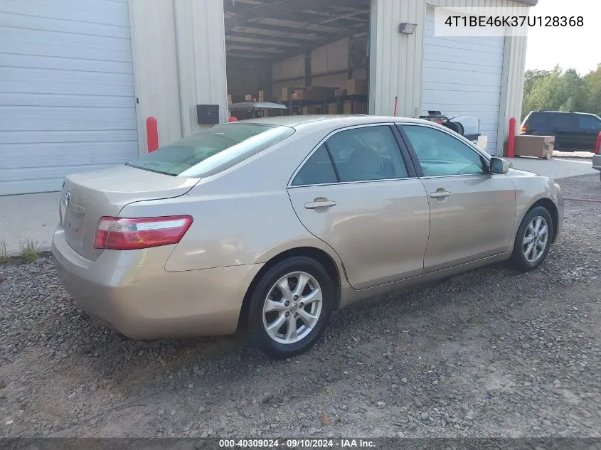 4T1BE46K37U128368 2007 Toyota Camry Le