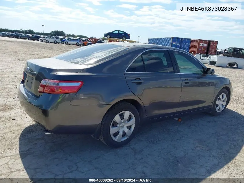 JTNBE46K873028367 2007 Toyota Camry Ce/Le/Xle/Se