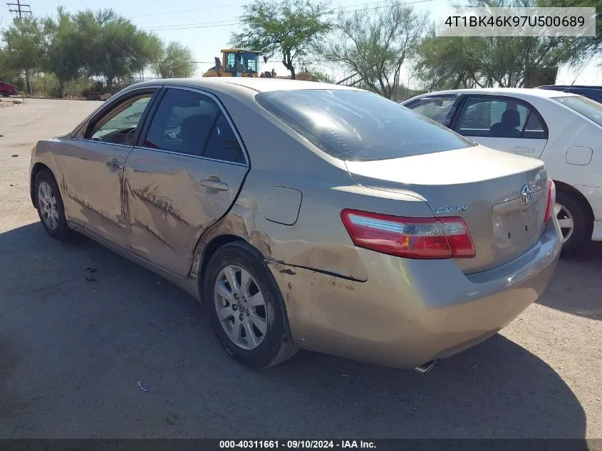 2007 Toyota Camry Le/Xle/Se VIN: 4T1BK46K97U500689 Lot: 40311661