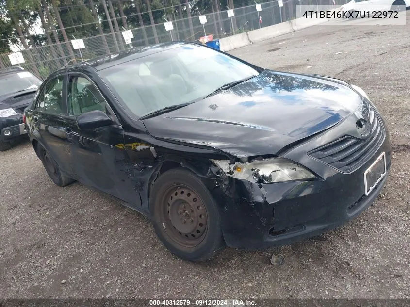 4T1BE46KX7U122972 2007 Toyota Camry Le