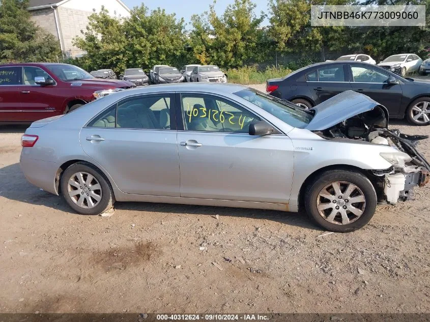 2007 Toyota Camry Hybrid VIN: JTNBB46K773009060 Lot: 40312624