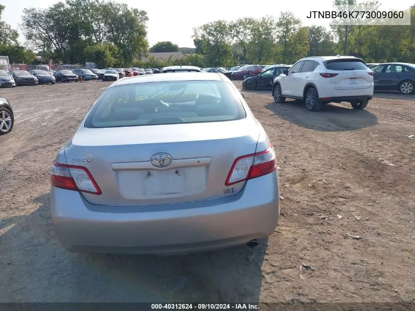 2007 Toyota Camry Hybrid VIN: JTNBB46K773009060 Lot: 40312624