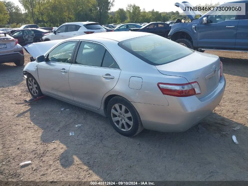 2007 Toyota Camry Hybrid VIN: JTNBB46K773009060 Lot: 40312624