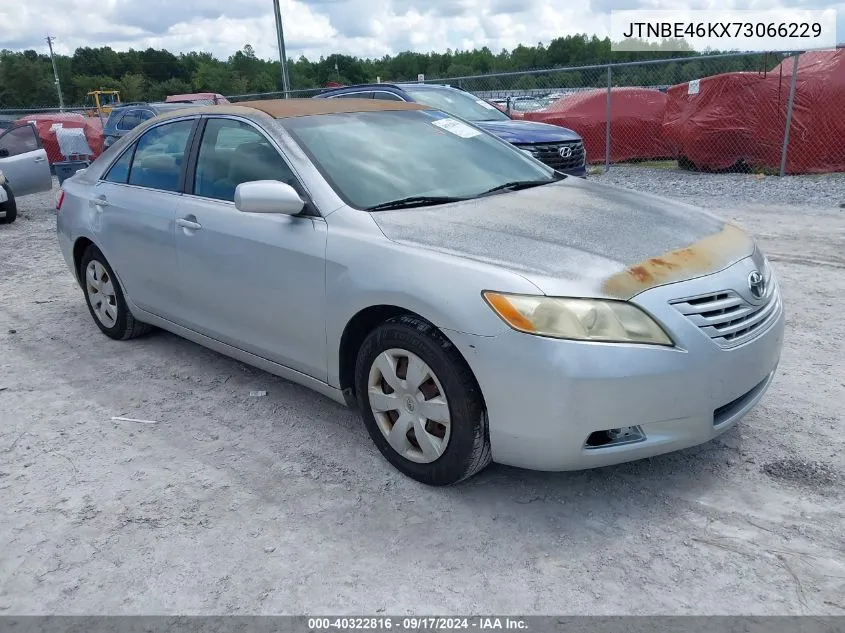 2007 Toyota Camry Le VIN: JTNBE46KX73066229 Lot: 40322816