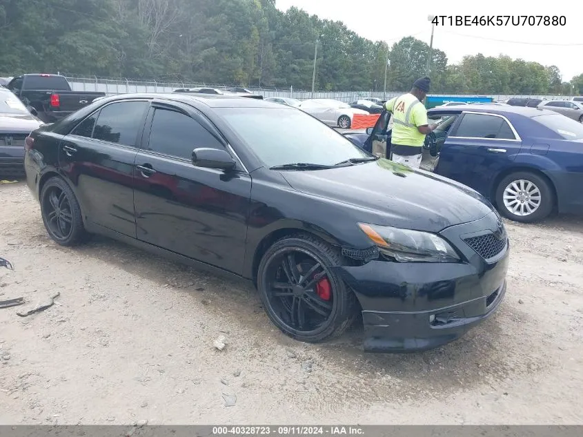 4T1BE46K57U707880 2007 Toyota Camry Se