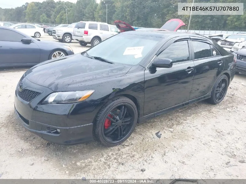 2007 Toyota Camry Se VIN: 4T1BE46K57U707880 Lot: 40328723