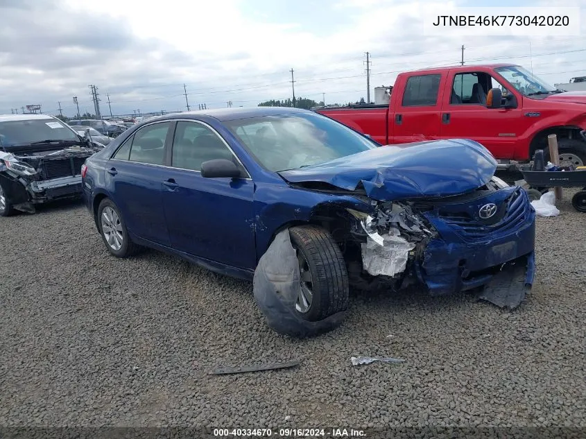 2007 Toyota Camry Ce VIN: JTNBE46K773042020 Lot: 40334670