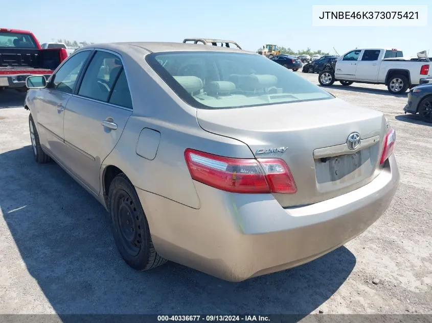 2007 Toyota Camry Ce/Le/Xle/Se VIN: JTNBE46K373075421 Lot: 40336677