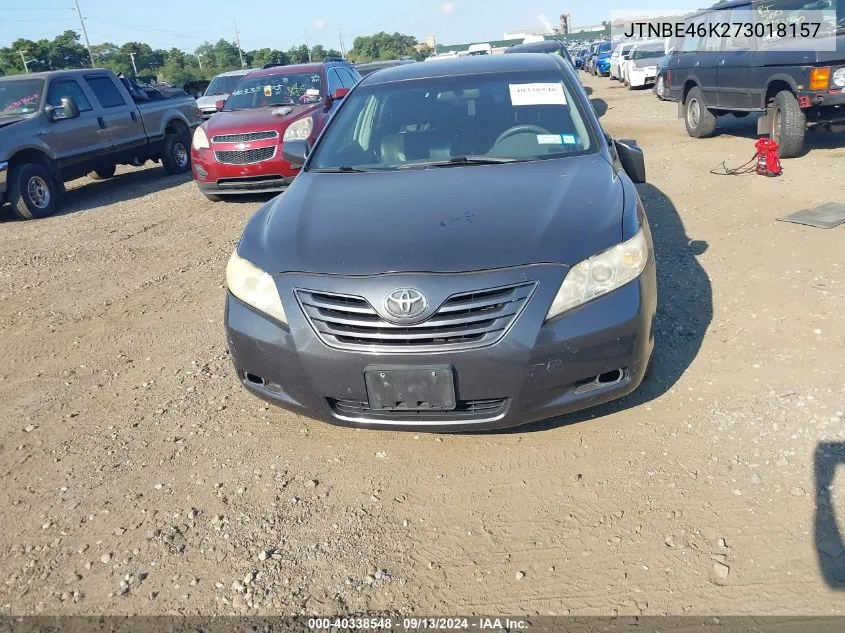 JTNBE46K273018157 2007 Toyota Camry Ce/Le/Xle/Se