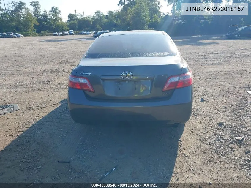 JTNBE46K273018157 2007 Toyota Camry Ce/Le/Xle/Se