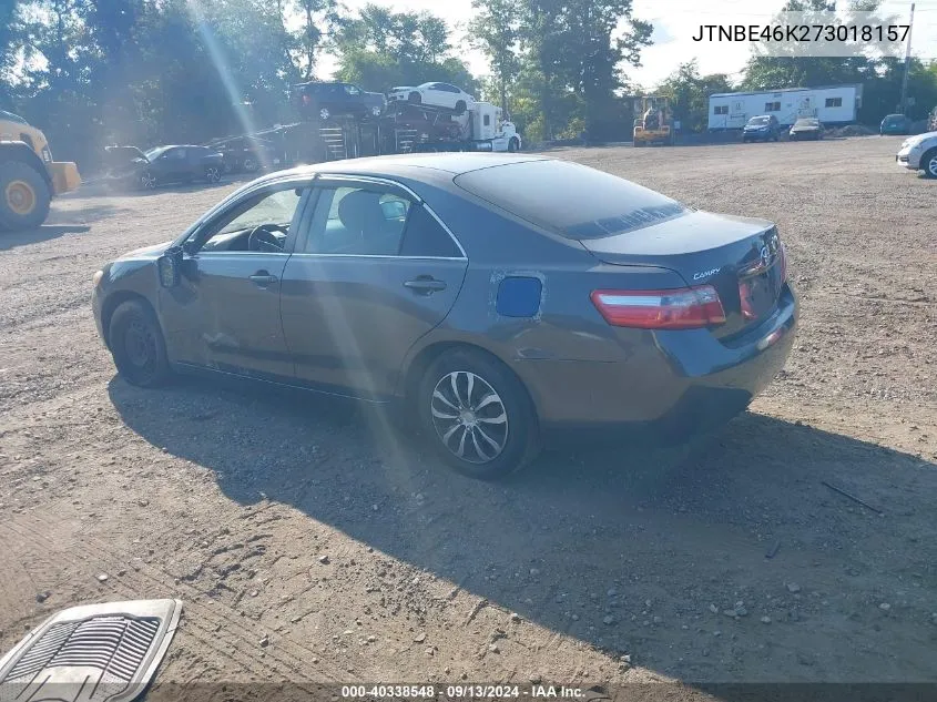 JTNBE46K273018157 2007 Toyota Camry Ce/Le/Xle/Se