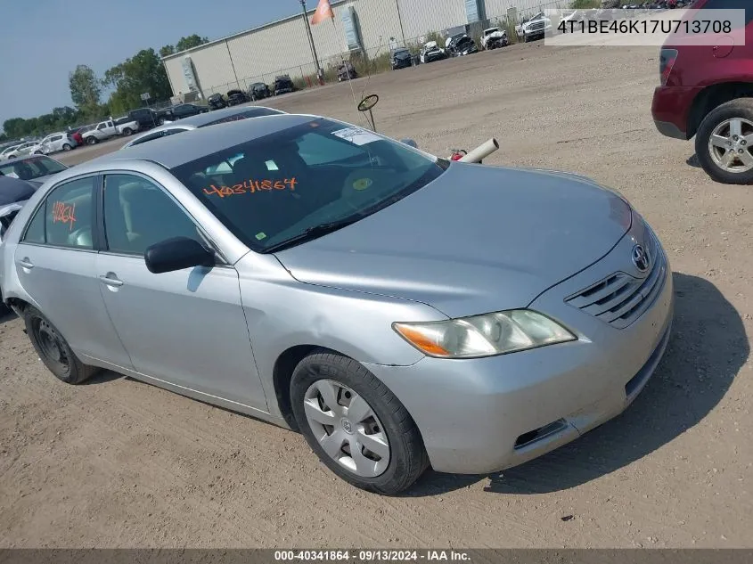 2007 Toyota Camry Le VIN: 4T1BE46K17U713708 Lot: 40341864