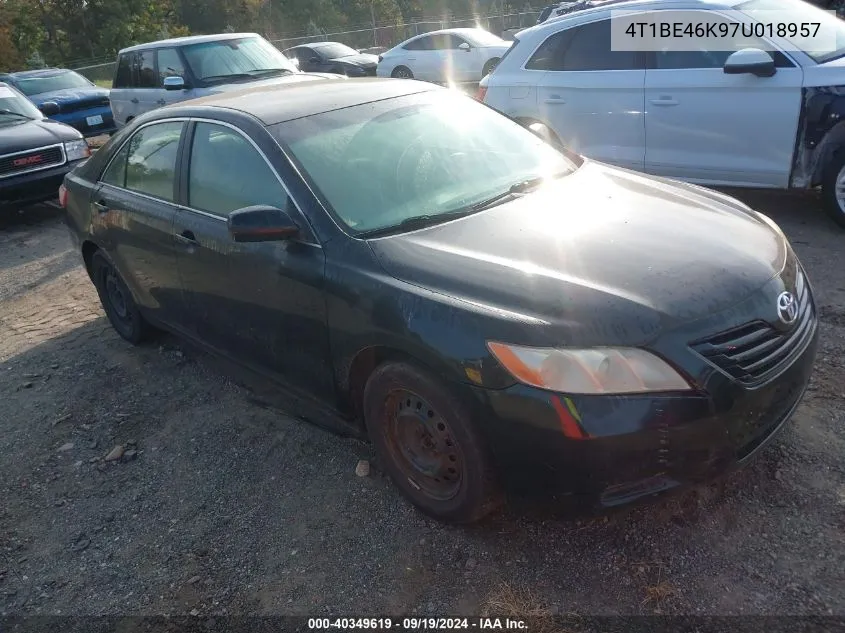 2007 Toyota Camry Le VIN: 4T1BE46K97U018957 Lot: 40349619