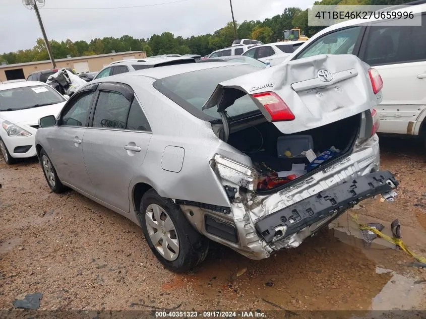 2007 Toyota Camry Ce/Le/Xle/Se VIN: 4T1BE46K27U659996 Lot: 40351323