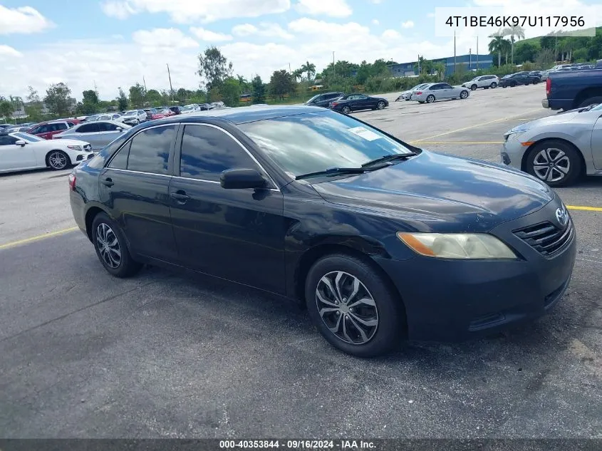 2007 Toyota Camry Ce/Le/Xle/Se VIN: 4T1BE46K97U117956 Lot: 40353844