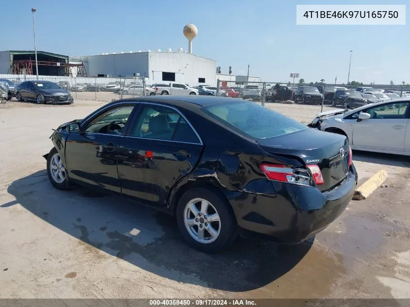 4T1BE46K97U165750 2007 Toyota Camry Le