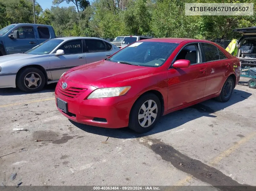 2007 Toyota Camry Le VIN: 4T1BE46K57U166507 Lot: 40363484