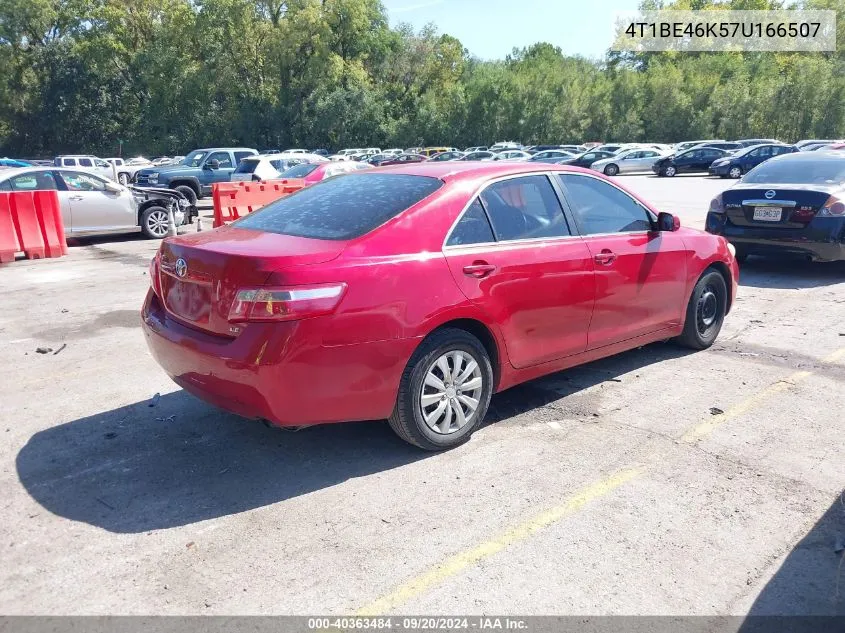 2007 Toyota Camry Le VIN: 4T1BE46K57U166507 Lot: 40363484