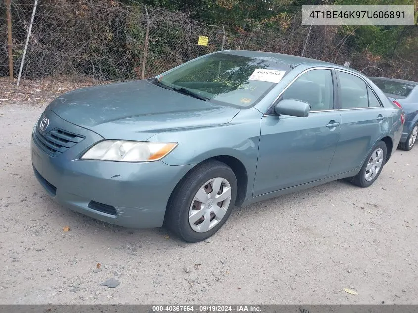 2007 Toyota Camry Le VIN: 4T1BE46K97U606891 Lot: 40367664