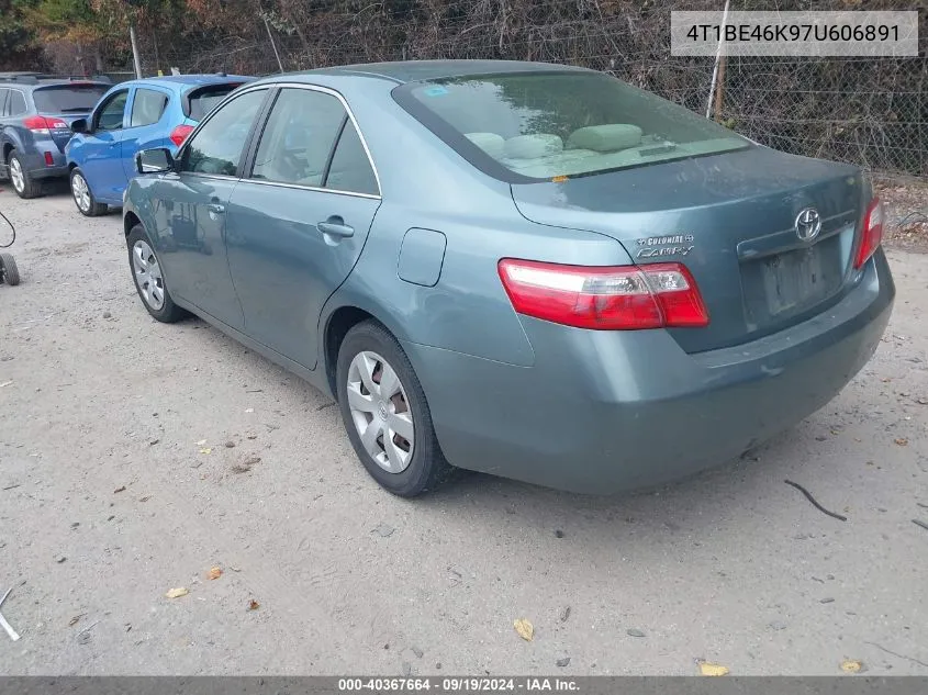 2007 Toyota Camry Le VIN: 4T1BE46K97U606891 Lot: 40367664