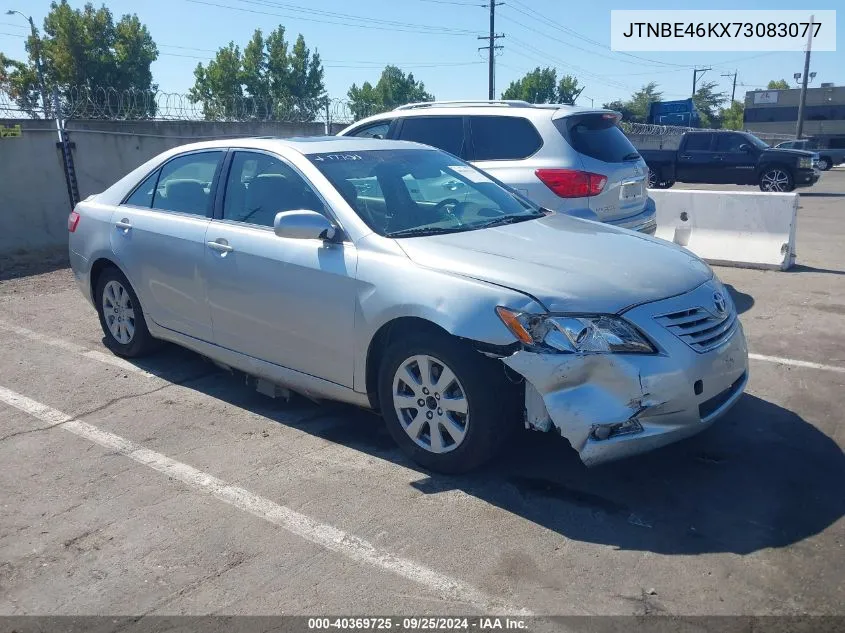 2007 Toyota Camry Xle VIN: JTNBE46KX73083077 Lot: 40369725