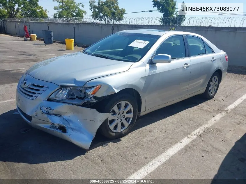 2007 Toyota Camry Xle VIN: JTNBE46KX73083077 Lot: 40369725