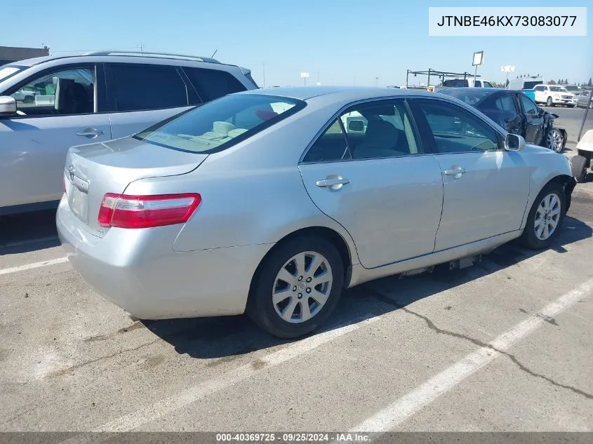 2007 Toyota Camry Xle VIN: JTNBE46KX73083077 Lot: 40369725