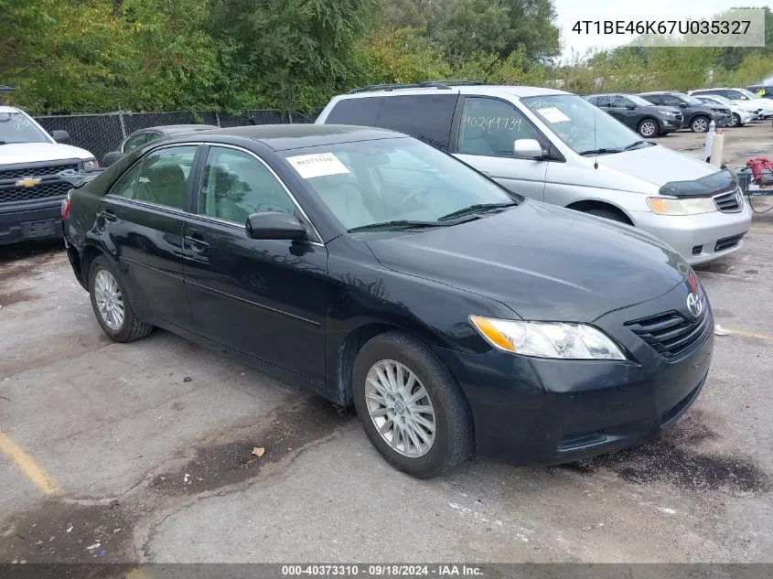 4T1BE46K67U035327 2007 Toyota Camry Le