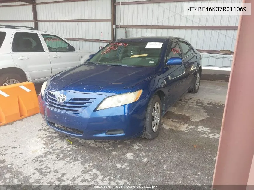 2007 Toyota Camry Le VIN: 4T4BE46K37R011069 Lot: 40378634