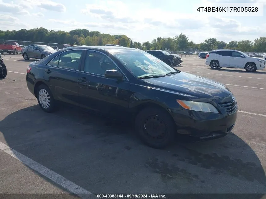 2007 Toyota Camry Ce VIN: 4T4BE46K17R005528 Lot: 40383144