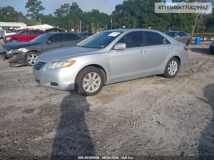 4T1BB46K17U029962 2007 Toyota Camry Hybrid