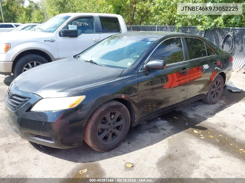 2007 Toyota Camry Le VIN: JTNBE46K973052225 Lot: 40790430