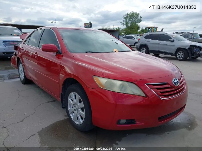 4T1BK46K37U014850 2007 Toyota Camry Xle V6