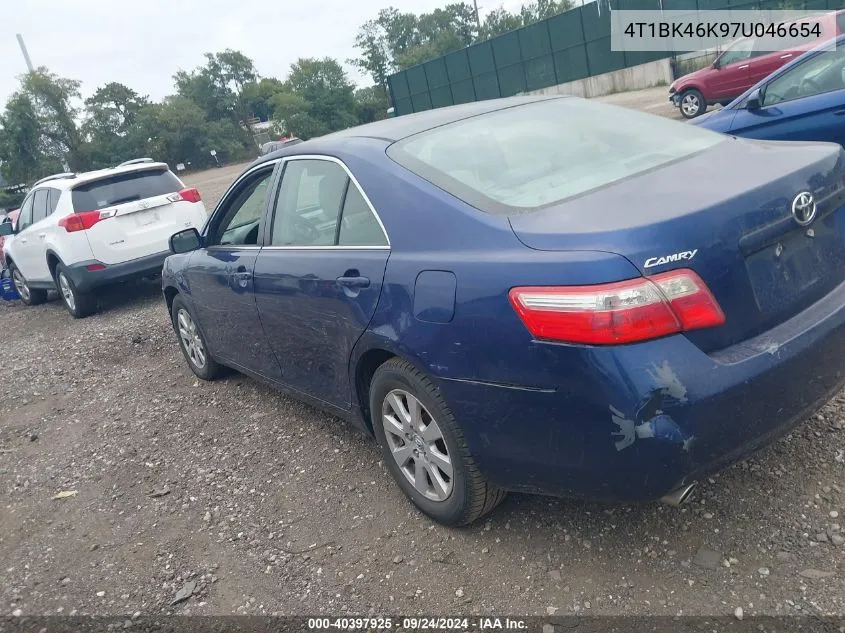 4T1BK46K97U046654 2007 Toyota Camry Xle V6