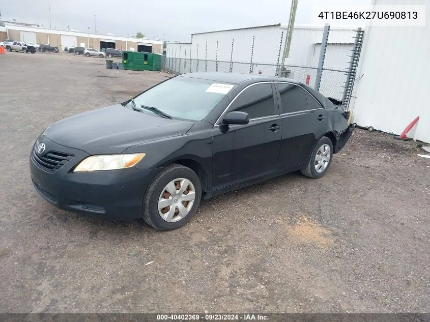 2007 Toyota Camry Ce/Le/Xle/Se VIN: 4T1BE46K27U690813 Lot: 40402369