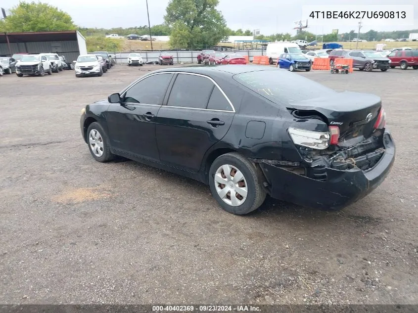 2007 Toyota Camry Ce/Le/Xle/Se VIN: 4T1BE46K27U690813 Lot: 40402369