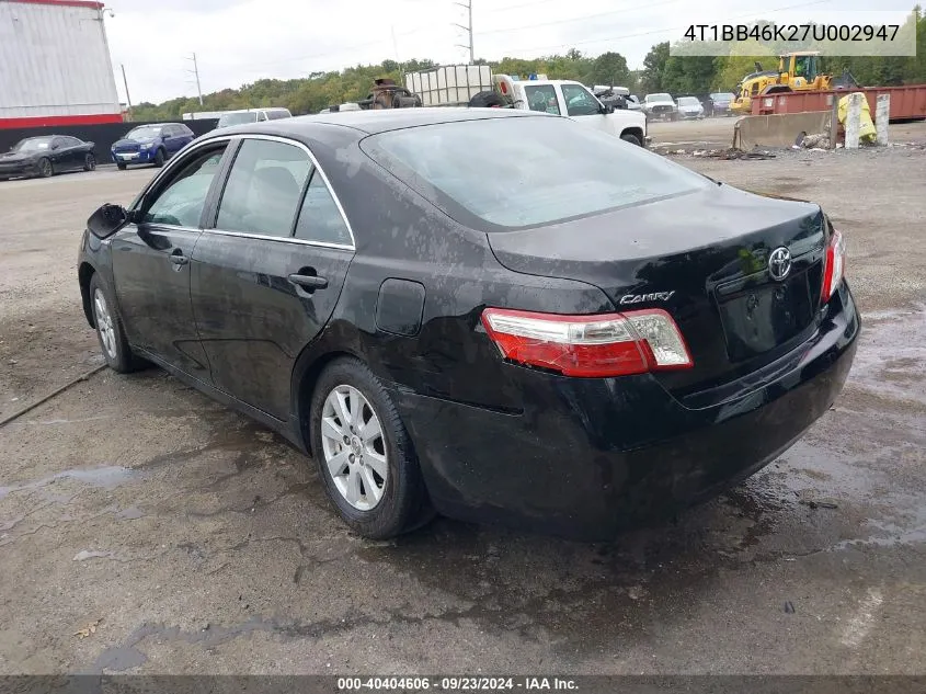 4T1BB46K27U002947 2007 Toyota Camry Hybrid