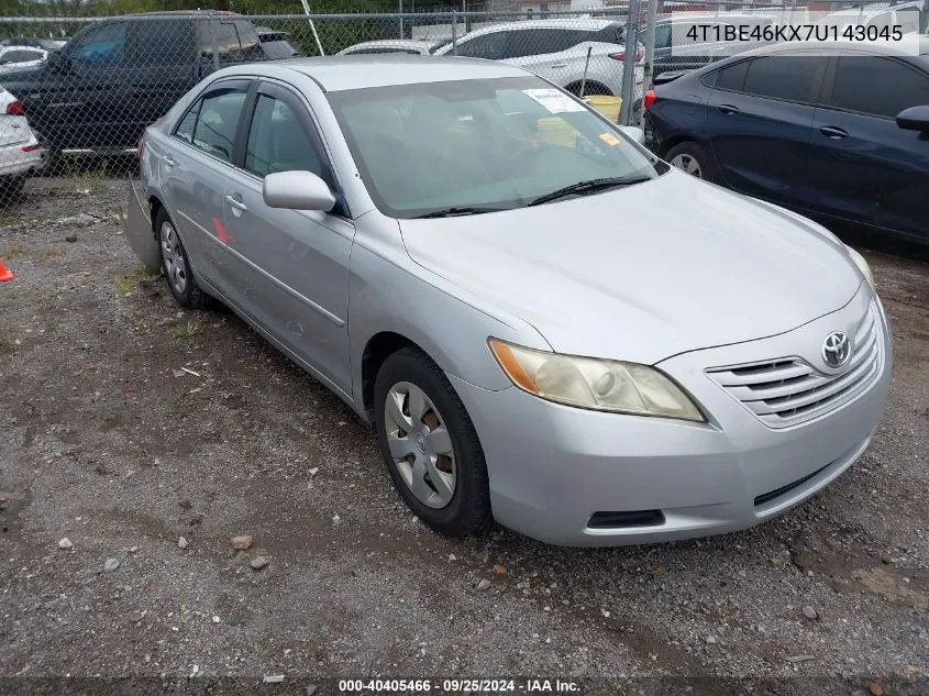 2007 Toyota Camry Le VIN: 4T1BE46KX7U143045 Lot: 40405466